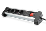 Digitus Bloc 4 prises de bureau avec 2 raccords USB