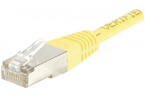 Cordon RJ45 CAT 6 F/UTP jaune - 10 m