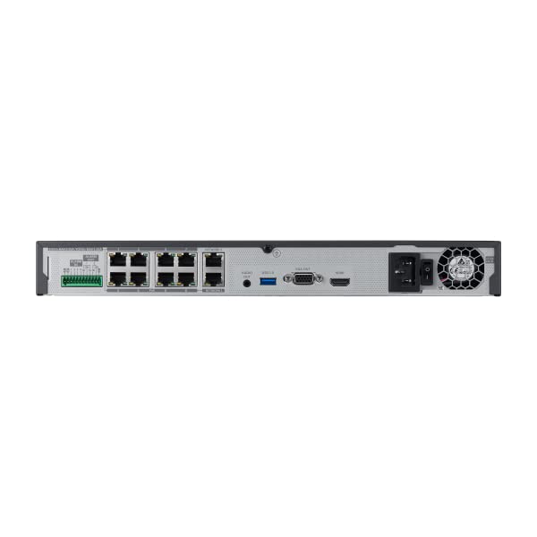 HANWHA- NVR Wisenet WAVE PoE+ 1U WRN-810S