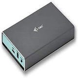 I-TEC USB-C 3.1/3.0 MySafe Enclosure for 2xSATA M.2 RAID 0/1/JBOD USB-C 3.1 Gen.2 up to 10Gbps Alucase
