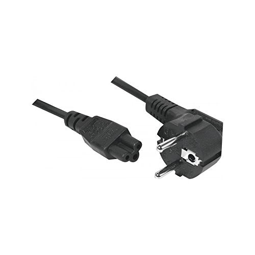 Cordon d alimentation tripolaire PC CEE7 / C5 noir - 5,0 m