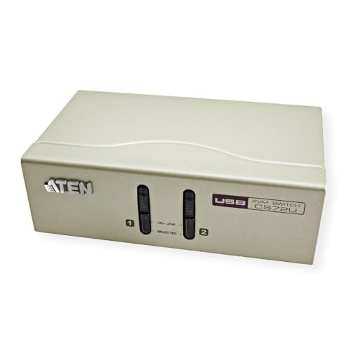 Aten CS72U-AT 2-Port USB VGA/Audio Commutateur KVM