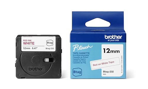 BROTHER 12MM BTAG131 Tape Black on Transparent