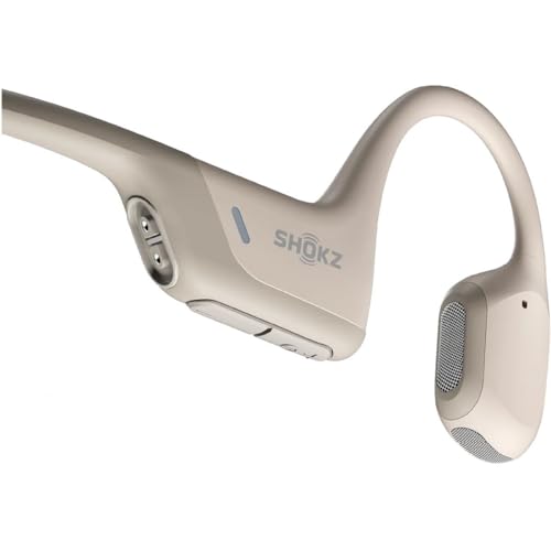 SHOKZ Casque à conduction osseuse OpenRun Pro Mini - Bluetooth - Beige