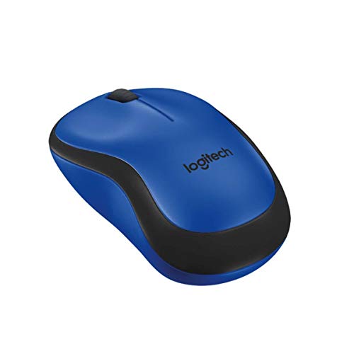 LOGITECH M220 Silent Mouse optical 3 buttons wireless 2.4 GHz USB wireless receiver charcoal