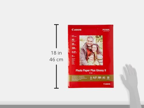 CANON PP-201 plus photo  papier 260g/m2 A3 20 feuilles pack de 1