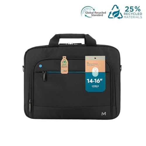 TheOne Briefcase Blue zip 14-16'RECYCLED