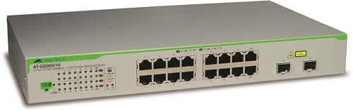 ALLIED 16x port x10/100/1000BaseT WebSmart switch with 2 unpopulated SFP bays
