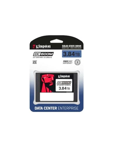 KINGSTON 3.84To DC600M 2.5p SATA3 mixed-use data center SSD for enterprise servers and NAS (VMWare Ready)