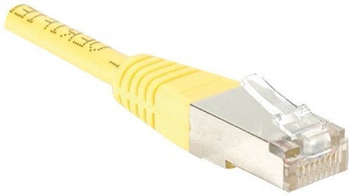 Cordon RJ45 catégorie 5e F/UTP jaune - 2 m
