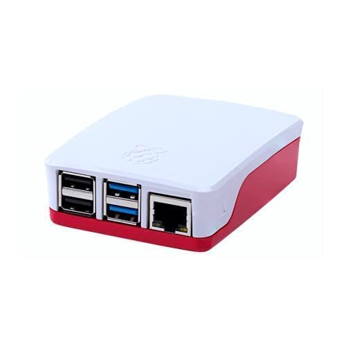 Boîtier Officiel pour Raspberry Pi 4 Rouge/blanc