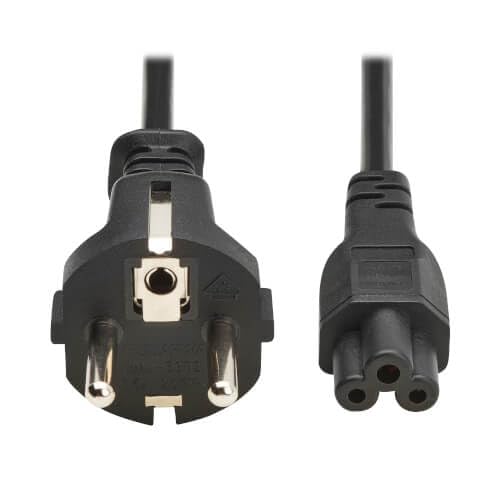 Power cable, Schuko to C5,2.5A, H05VV-F, 2M