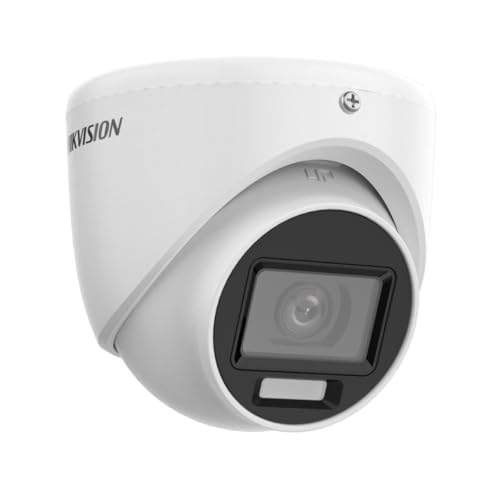 Hikvision DS-2CE76D0T-LMFS(2.8mm) Caméra Turret Intérieure Fixe Audio a Lumiere Hybride Intelligente 2MP