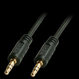 LINDY Premium Audio Cable 0.25m with 3.5mm Stereo Jack