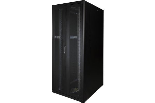 EKIVALAN Baie pro serveur 47U 800 x 1000 double ventil, double ventil. (noir)