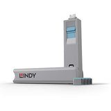 LINDY USB Type C Port Blocker Key - Pack of 4 Blockers Red