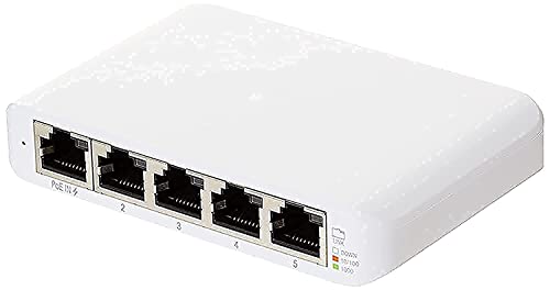 Ubiquiti USW-FLEX-MINI Networks UniFi USW Flex Mini Géré Gigabit Ethernet (10/100/1000) Connexion Ethernet, supportant l'alimentation via ce port (PoE) Blanc