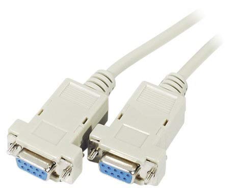 Cable null modem DB9F/F 3M