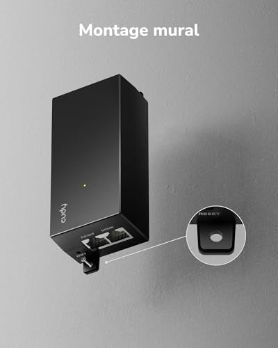 Cudy POE200 adaptateur et injecteur PoE Gigabit Ethernet 54 V