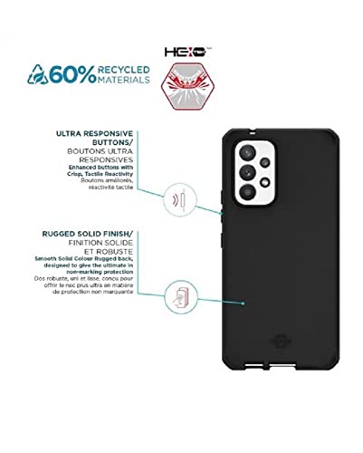 SPECTRUM Case for Galaxy A33 Solid Black