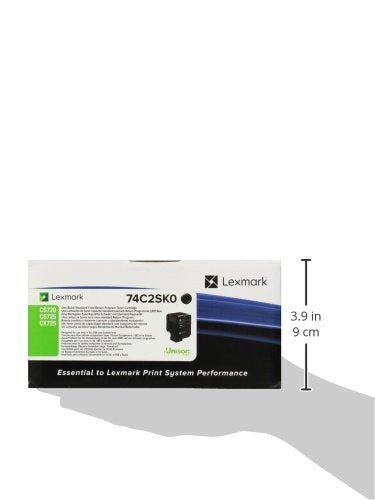 LEXMARK CS720 CS725 CX725 Cartouche de toner Return Programme capacité standard Noire 7K
