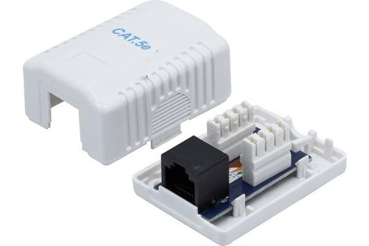 Boîtier mural 1 port RJ45 CAT 5e UTP