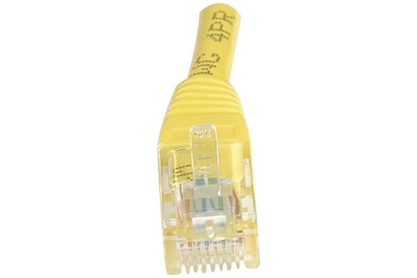 Cordon RJ45 catégorie 6 U/UTP jaune CCA - 0,3 m