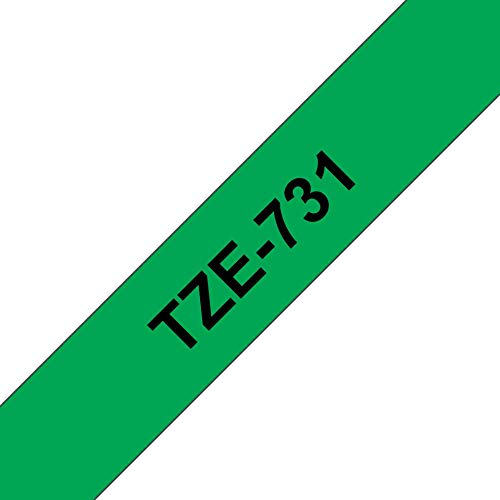 Tape/24mm black on green f P-Touch TZE