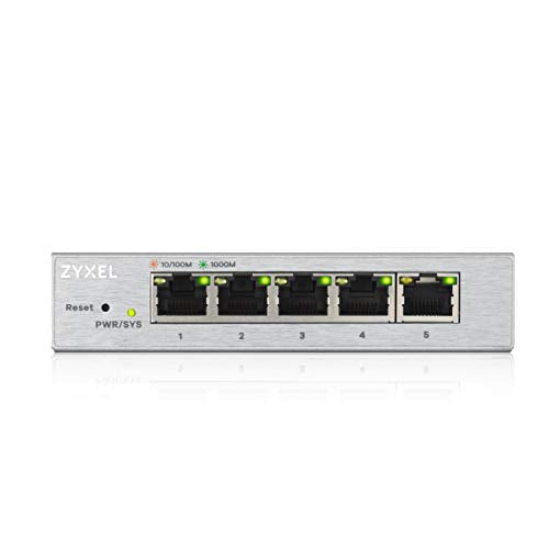 Zyxel GS1200-5 Géré Gigabit Ethernet (10/100/1000) Argent