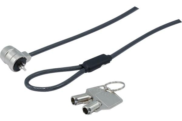 Antivol éco à clé pour encoche de sécurité K-Lock - câble acier torsadé de 1,80m