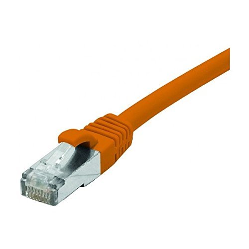 Cordon RJ45 catégorie 6 F/UTP LSOH snagless orange - 0,3 m