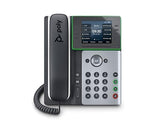 Poly Edge E350 Téléphone VoIP PoE 8 comptes SIP  LCD 2.8" USB-C WiFi & BlueTooth