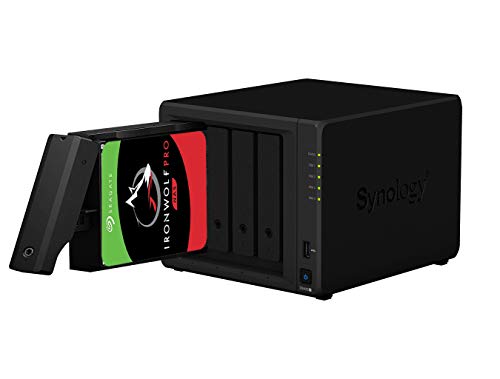 SYNOLOGY RS822RP+ 4-Bay NAS-Rackmount AMD Ryzen V1500B 4-core 2.2GHz 2Go DDR4 ECC SODIMM 2xUSB 3.2 RJ-45 4x1GbE