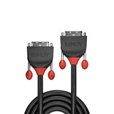 LINDY 5m DVI-D Dual Link Cable Black male / male