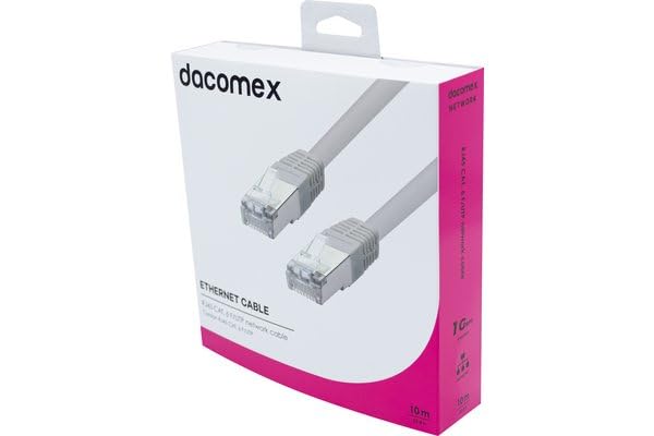 DACOMEX Cordon RJ45 CAT. 6 F/UTP gris - 10 m