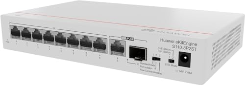 HUAWEI eKit Engine S110-8P2ST Switch 9 ports Gigabit dont 8 PoE+ & 1 SFP