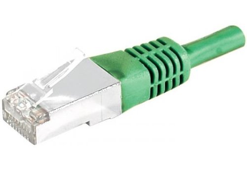 Cordon RJ45 catégorie 6 S/FTP vert - 5 m