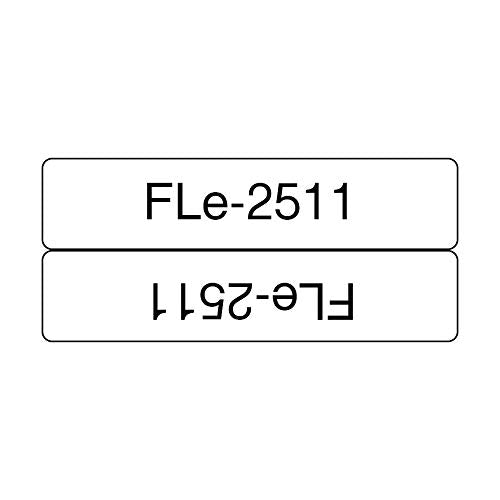 BROTHER FLe-6511 Black on White Flag Tape for Brother P-touch D800W P900W P950NW