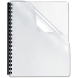 FELLOWES APEX CLEAR PVC COUVERTUR MOYEN 100PK