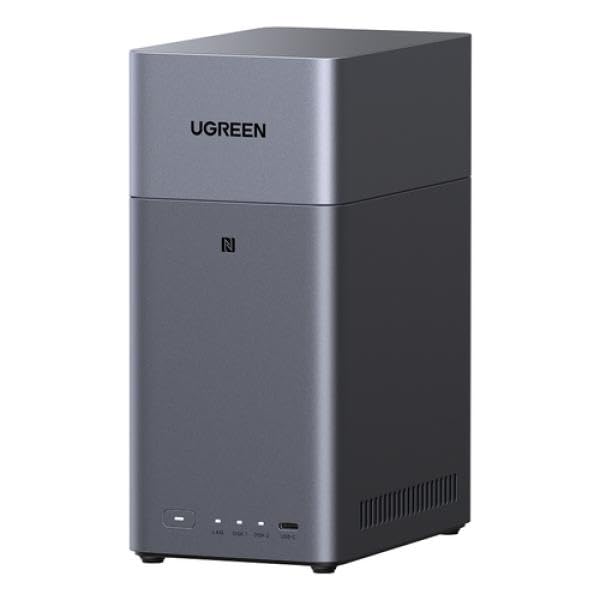 UGREEN DH2300 2-bay NAS ARM A72+A53 Diskless EU + HDMI Cable