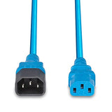 LINDY 0.5m IEC Extension Lead Blue