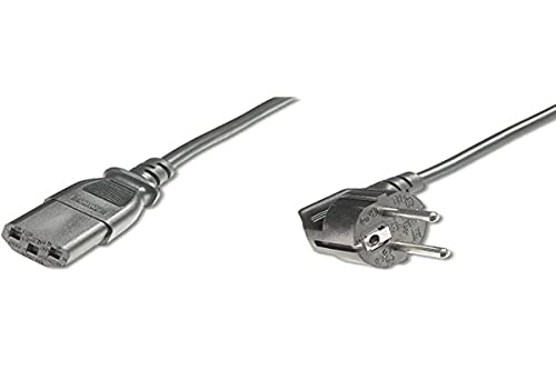 Digitus AK-440100-025-S câble électrique Noir 2,5 m CEE7/7 IEC C13