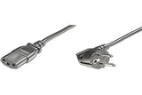 Digitus AK-440100-025-S câble électrique Noir 2,5 m CEE7/7 IEC C13