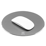 XTREMEMAC Tapis de souris rond en aluminium Gris