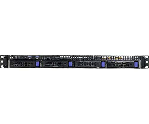 ASRock 1U4LW-B650/2L2T, Rack 1U, UP, AMD Ryzen 7000, 4xLFF, 2xGbE, 2x10GbE, Fixed PSU, IPMI