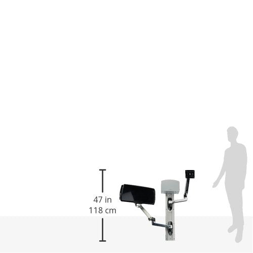 45-247-026/LX Wall Mount System Silver