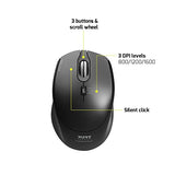 PORT DESIGNS Mouse and Keyboard 2in1 Robust and long-lasting keyboard Ergonomic and ambidextrous mouse Wireless 2.4Ghz USB-A/USB-C