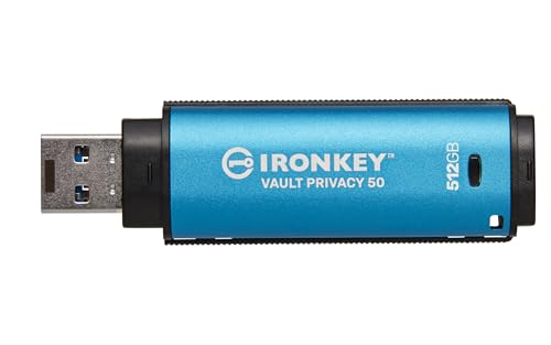 KINGSTON 512Go IronKey Vault Privacy 50 AES-256 Encrypted FIPS 197