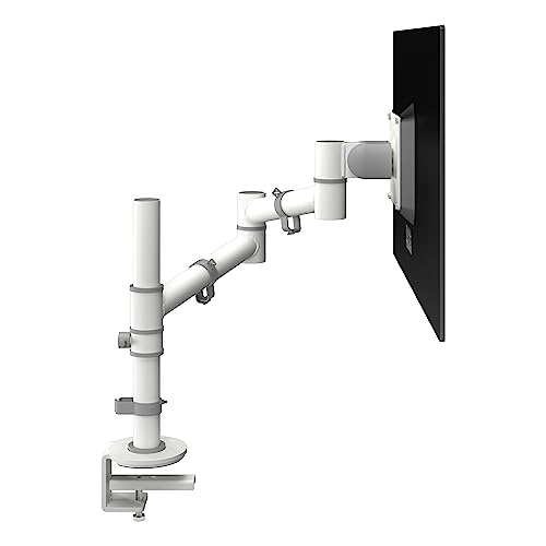 DATAFLEX Bras à fixer / pincer Viewgo 48.120 - 1 écran blanc