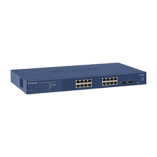 NETGEAR GS716T Switch Niveau 2 - 16 ports Gigabit + 2 SFP